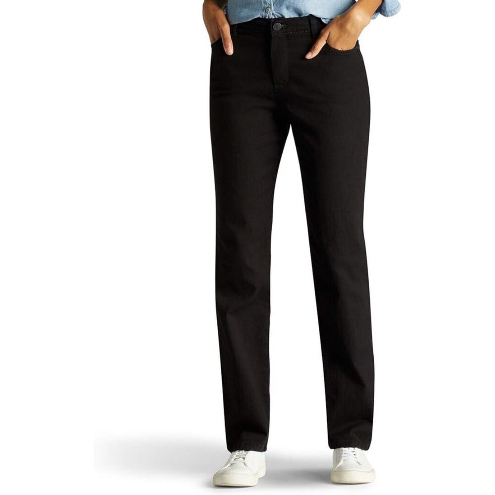 Lee Missy Instantly Slims Classic Relaxed Fit Monroe Straight Leg Jean, 10